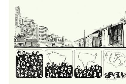 Relevamientos para el sueño de la casita propia, serie De la realidad, Elda Cerrato, 1975