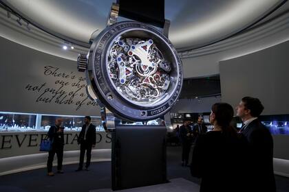 Relojes exhibidos en el Salón de Ginebra