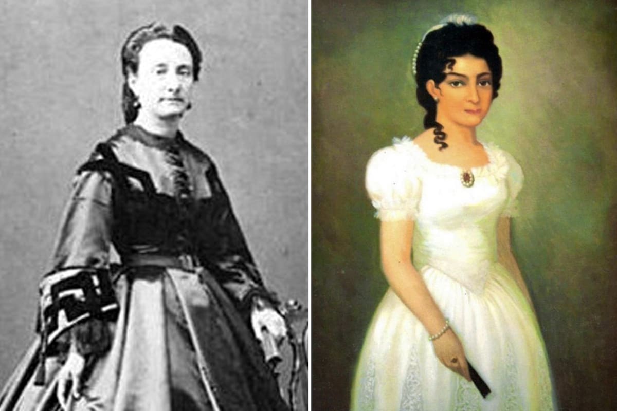 Remedios de Escalada, la esposa de José de San Martín y Merceditas, su hija