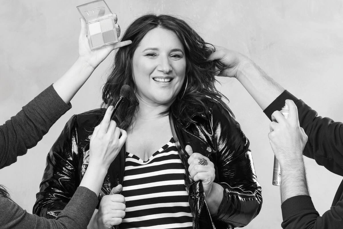 Remera de algodón a rayas, Tee Basics, $1150. Chaqueta de Beta.