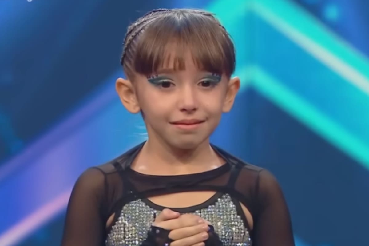 Renata Antúnez tiene 8 años, bailó en Got Talent Argentina y recibió el premio más deseado (Foto: Captura Telefe)