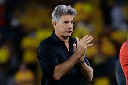 Renato Portaluppi, entrenador de Flamengo, de Brasil, buscará su tercera copa Libertadores este sábado frente a Palmeiras.