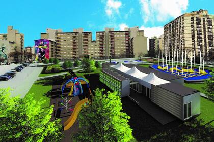 Render: así se vería el nuevo complejo de La Boca si prospera el proyecto social