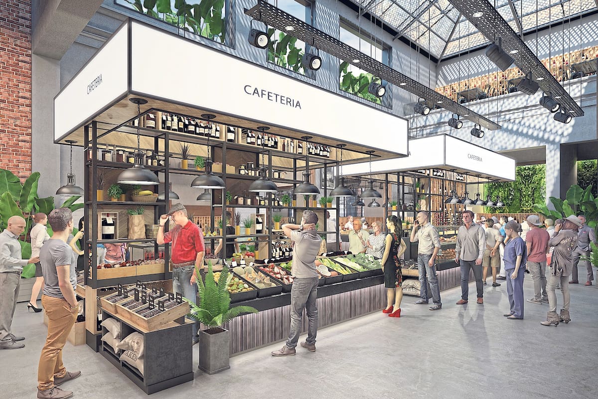 Render de cómo quedará el Mercado de Carruajes