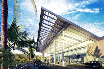 Render de cómo quedará la terminal misionera