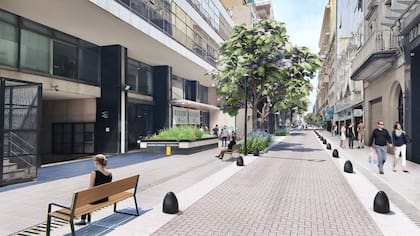 Render de cómo quedarán las calles tras las obras