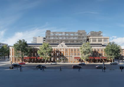 Render de la fachada de Palacio Molina.