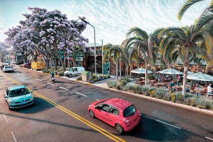 Render de la transformación planificada para la avenida Fleming