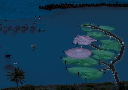 Render de Morning Glory, la obra de Paula de Solminihac ganadora del Premio Faena