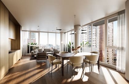 Render de una de las unidades de Zeta Belgrano