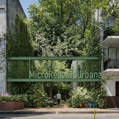 Render del proyecto de una microreserva urbana impulsado por un grupo de vecinos