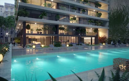 Render del proyecto Quartier Lacroze