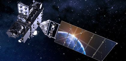 Render del satélite GOES-R. Fuente: NASA