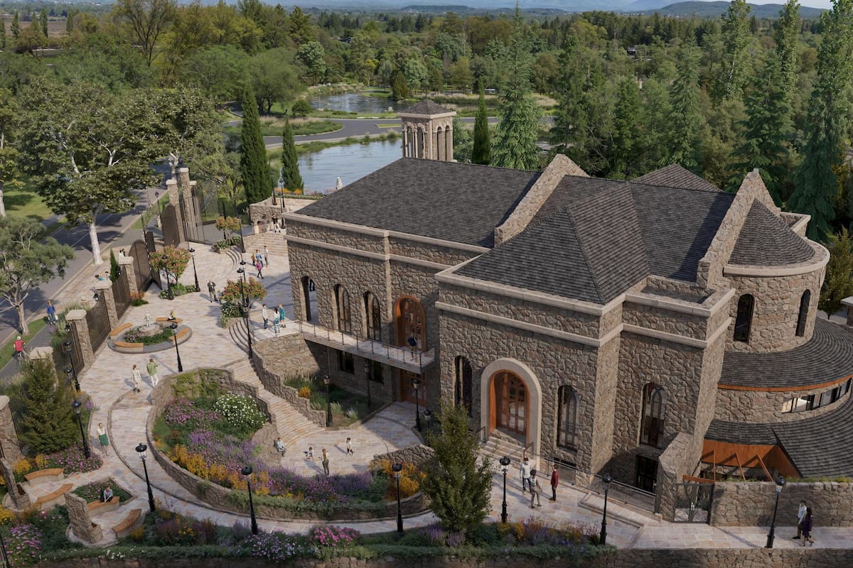 Render del templo en Mendoza que se dedicará a venerar al santo Carlo Acutis, "el influencer de Dios"