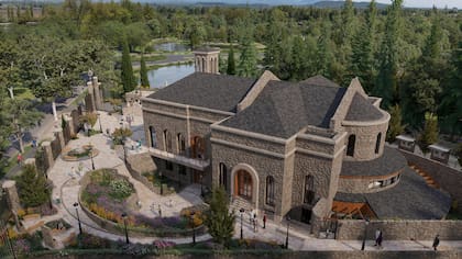 Render del templo en Mendoza que se dedicará a venerar al beato Carlo Acutis, "el influencer de Dios"
