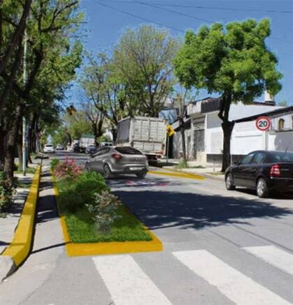 Render que muestra cómo serán las "chicanas" u "orejas" que se contruirán
