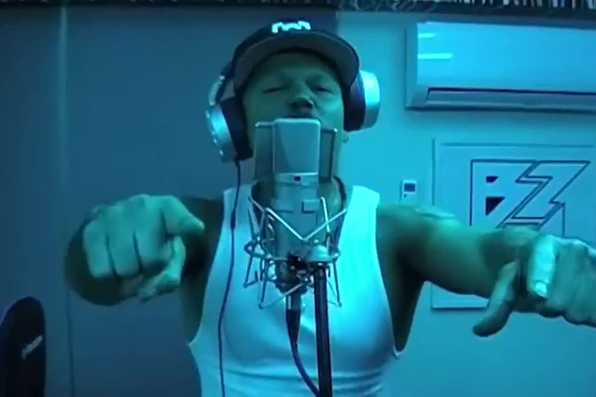 René "Residente", en el estudio de Bizarrap