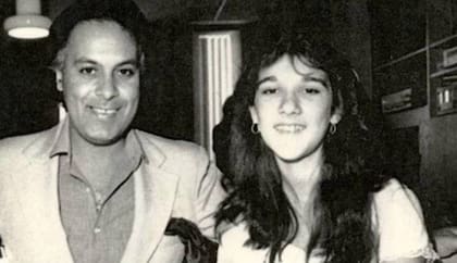 René y Celine, cuando él tenía 40 y ella, 14