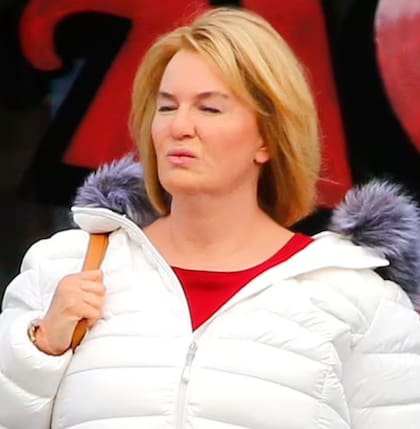 Renée simula un cuerpo completamente distinto al suyo