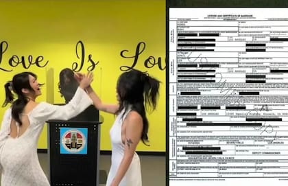 Renee y April se casaron en 2024 en Los Ángeles