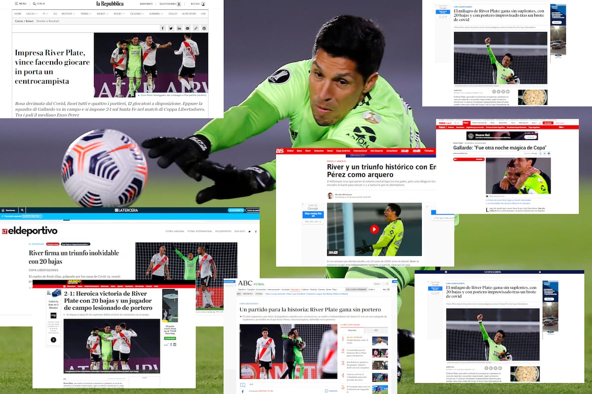 Repercusiones en portales por el triunfo de River Plate
