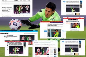 Repercusiones en portales por el triunfo de River Plate