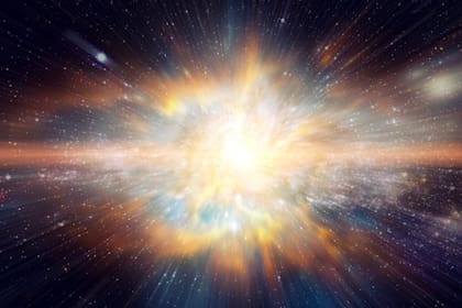 Representación de la muerte de una galaxia, realizada por la NASA