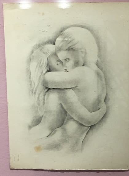 Reproducción de una obra de Mariette Lydis que se expuso en el Museo Sívori en una muestra de 2019