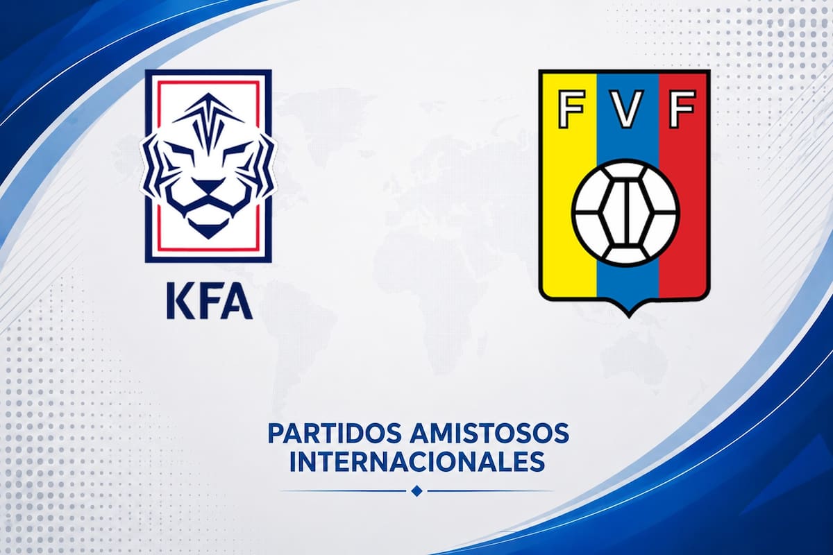 República de Corea vs. Venezuela, amistoso internacional 2026: día, hora y cómo seguir online