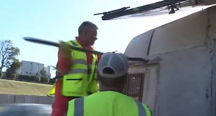 Rescate de caballos en la Panamericana