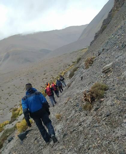 Rescate de dos andinistas franceses en el volcán Ojos del Salado, en Catamarca