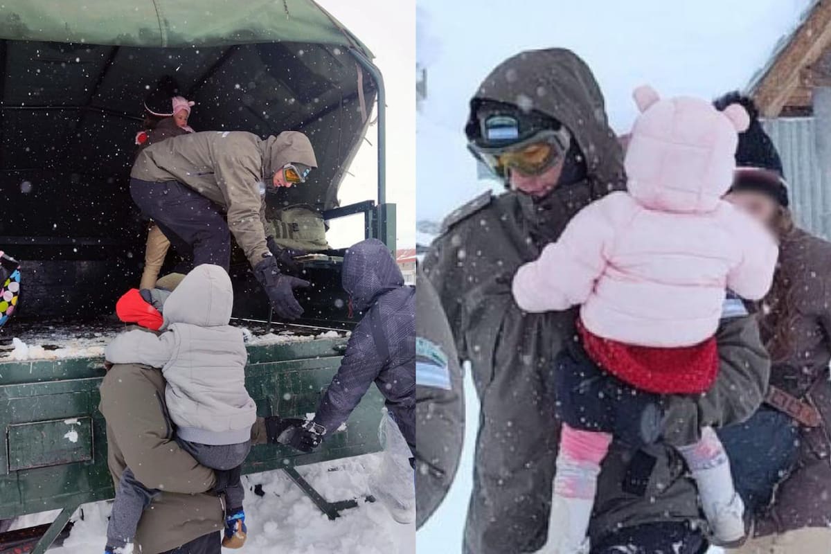 Rescate de Gendarmería en Mendoza