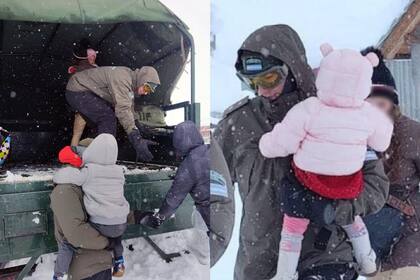 Rescate de Gendarmería en Mendoza