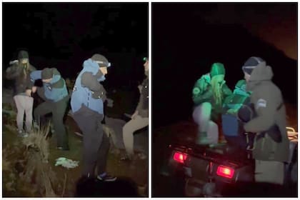Rescate de Gendarmería en Cerro 21
