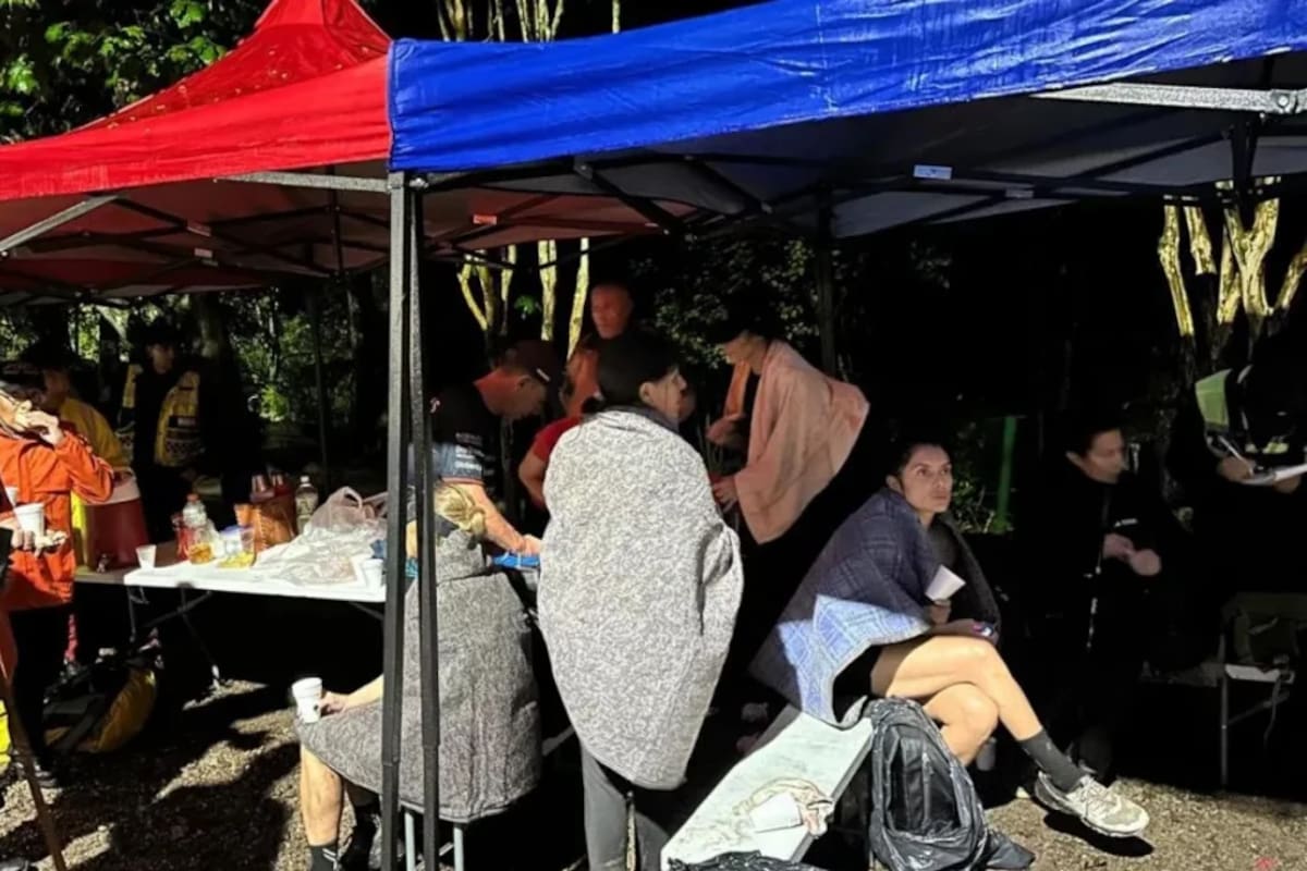 Rescate de turistas en la quebrada salteña