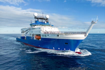 Research Vessel Falkor (too). Foto cortesía del Schmidt Ocean Institute
