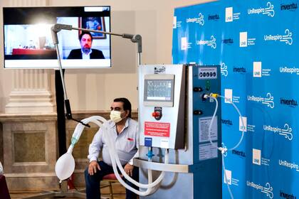 El respirador artificial que presentó la Universidad Nacional de Rosario