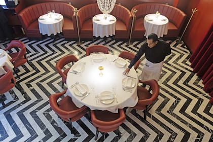 Restaurant La Belle Époque, en el barrio Roma Norte, especializado en comida francesa.