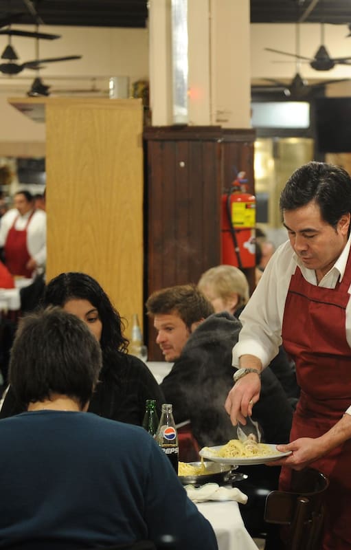 Restaurante Albamonte, en el barrio porteño de Chacarita