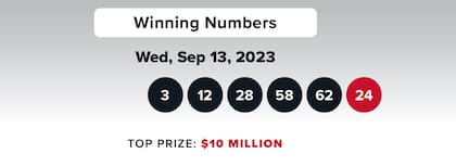Resultados de la lotería Double Play del 13 de septiembre