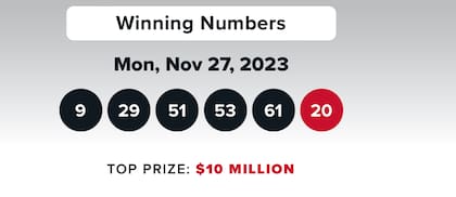 Resultados de la lotería Double Play del 27 de noviembre