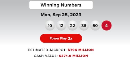 Resultados de Powerball del 25 de septiembre