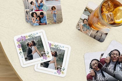 Retailers can now offer customized photo coasters as a same-day product — a favorite for weddings, retirements, birthday parties, and everyday use. (Photo: Business Wire)