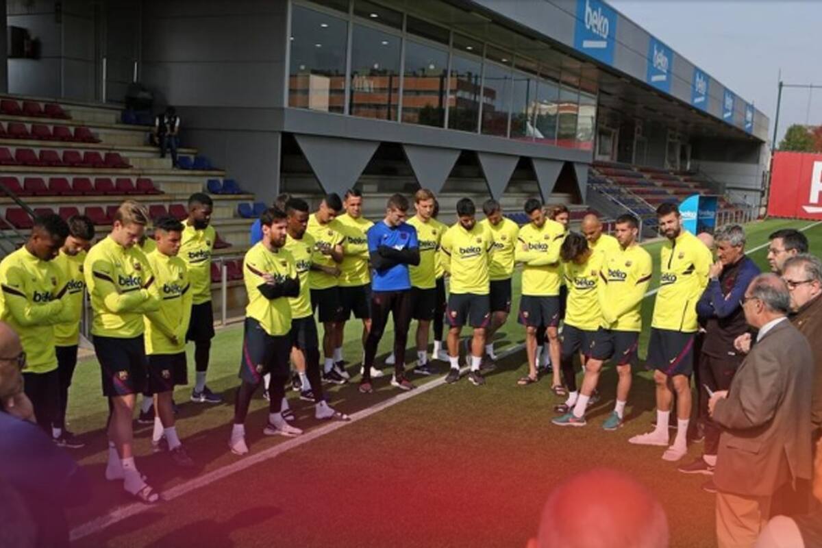 Retorno a los entrenamientoa en el Barcelona FC