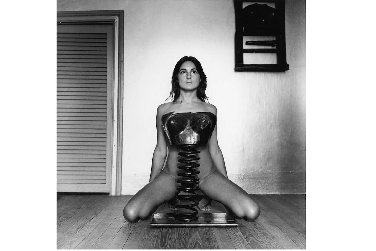 Retratada por Marcos López. "No le poníamos nombre a lo que hacíamos. Yo no conocía la palabra performance", recuerda el fotógrafo