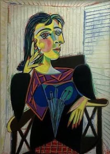 Retrato de Dora Maar, la pareja de Picasso cuando conoció a Gilot (Foto: Wikipedia)