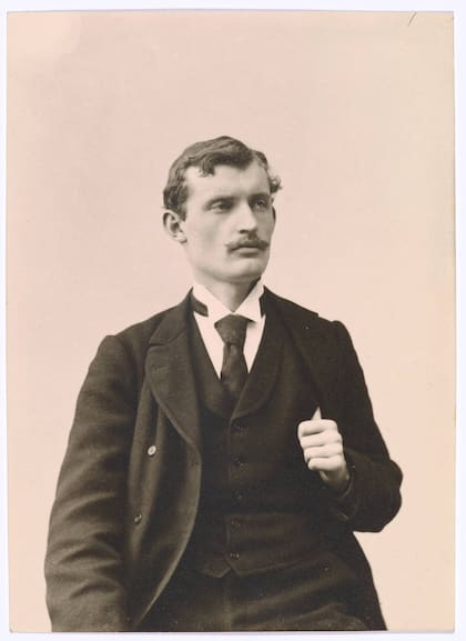 Retrato de Edvard Munch en su juventud