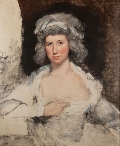 Retrato de Elizabeth Powel a sus 50 años en la colección de Mount Vernon