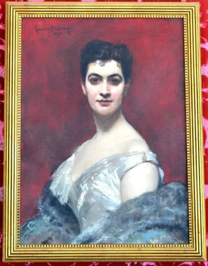 Retrato de Eufrásia, cuadro realizado cuando tenía 37 años