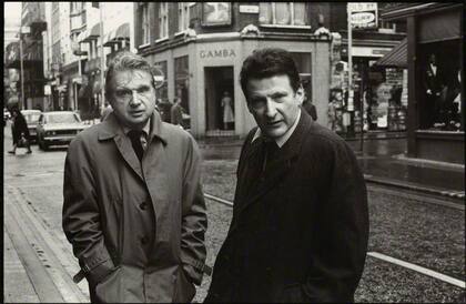 Retrato de Francis Bacon y Lucian Freud. National Portrait Gallery, Londres.